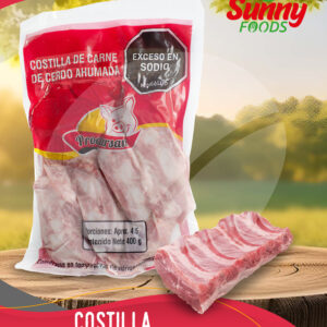 Costillas de Cerdo Ahumadas x 400gr
